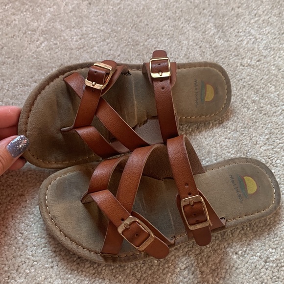 Girls Brown Sandals - Picture 3 of 3